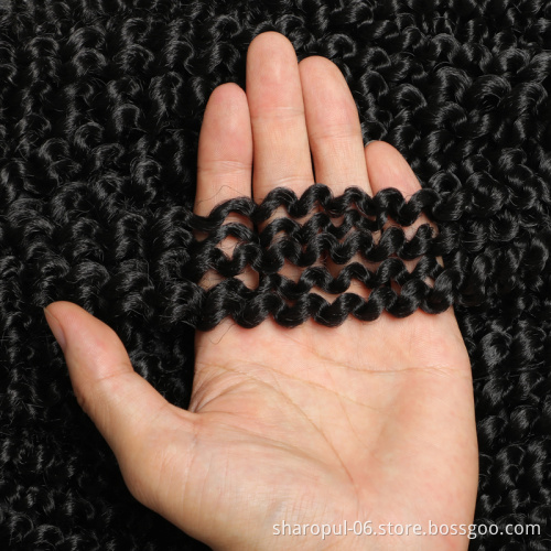 Sharopul Kinky Curly Crochet Braiding Hair 12inch Marley Bob muti hairstyle Synthetic Passion Twist Hair